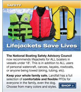 Lifejackets save lives. Display images.