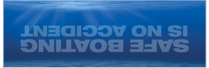 Safe Boating is No Accident. Display images.