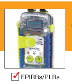 EPIRBs/PLBs. Display images