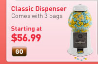 Classic Dispenser. Comes with three bags. Starting at $56.99